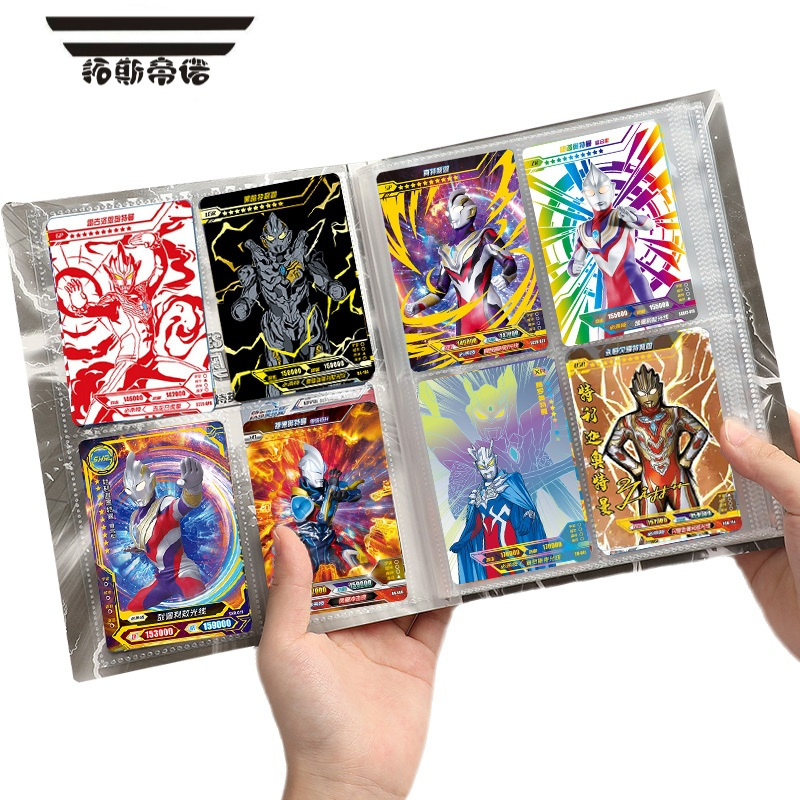 拓斯帝诺奥特曼卡片一盒收藏册儿童经典版卡牌黄金豪华版收集卡册玩具