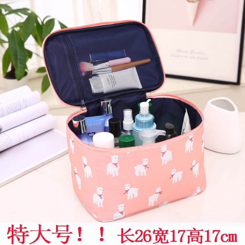 化妆包便携女袋大容量旅行随身韩版学生洗漱化妆品收纳盒ins网红收纳袋 三维工匠高清大图