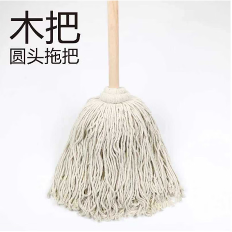 百晟长恒BSCH-A24工厂物业吸水拖把 120CM白色 拖把 (计价单位:把) 白色高清大图