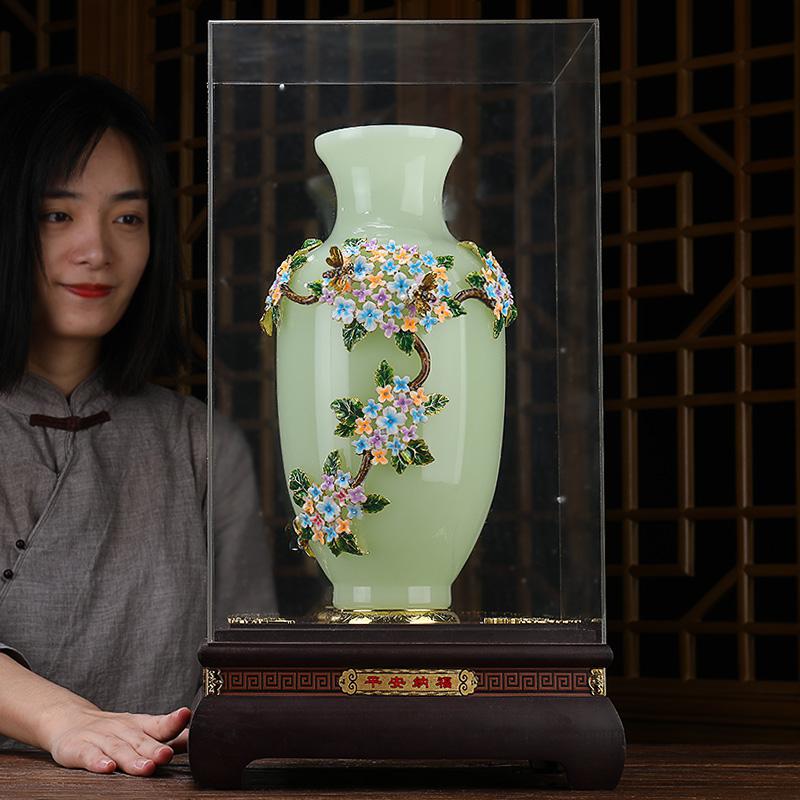 家柏饰(CORATED)平安花瓶摆件酒柜装饰客厅博古架公司前台酒店大堂送领导礼品高清大图