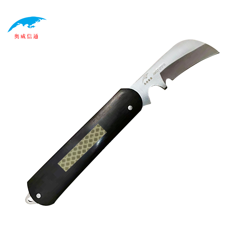 奥威信通 折叠电工刀弧刃 AWXT-27010 把高清大图