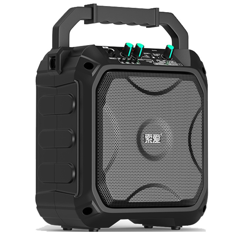 索爱 sa-f22广场舞音响户外音箱k歌手提便携式小型低音炮大音量无线