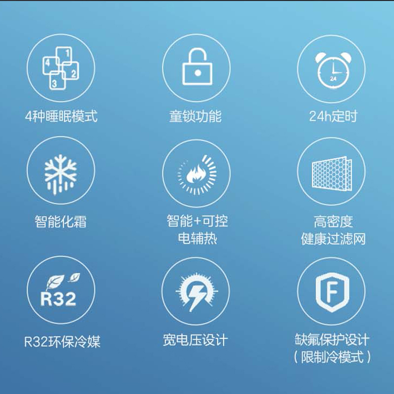 格力空调 宁越 大1匹 新一级变频冷暖挂机空调 KFR-26GW/(26575)FNhDc-B1(皓雪白)