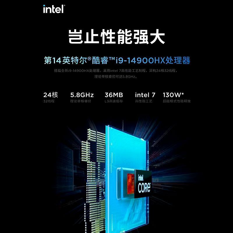 联想拯救者Y9000P AI元启 [I9-14900HX 16G 1T RTX4060显卡 灰色]
