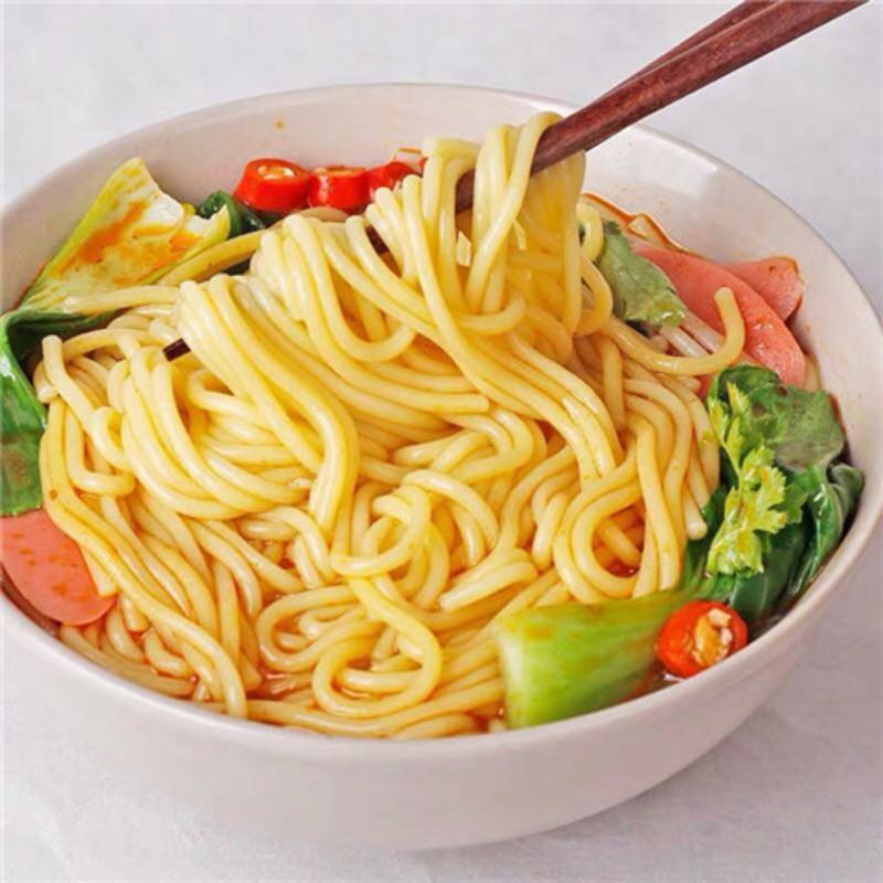 正宗东北延边玉米面条纯黄5袋装整箱速食叉子条干热温面碴条挂面10代