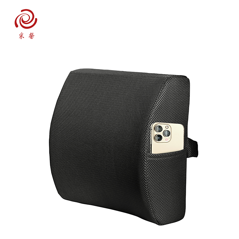 采馨 记忆棉腰靠 腰枕靠枕靠垫 31cm*33cm*12cm 只高清大图