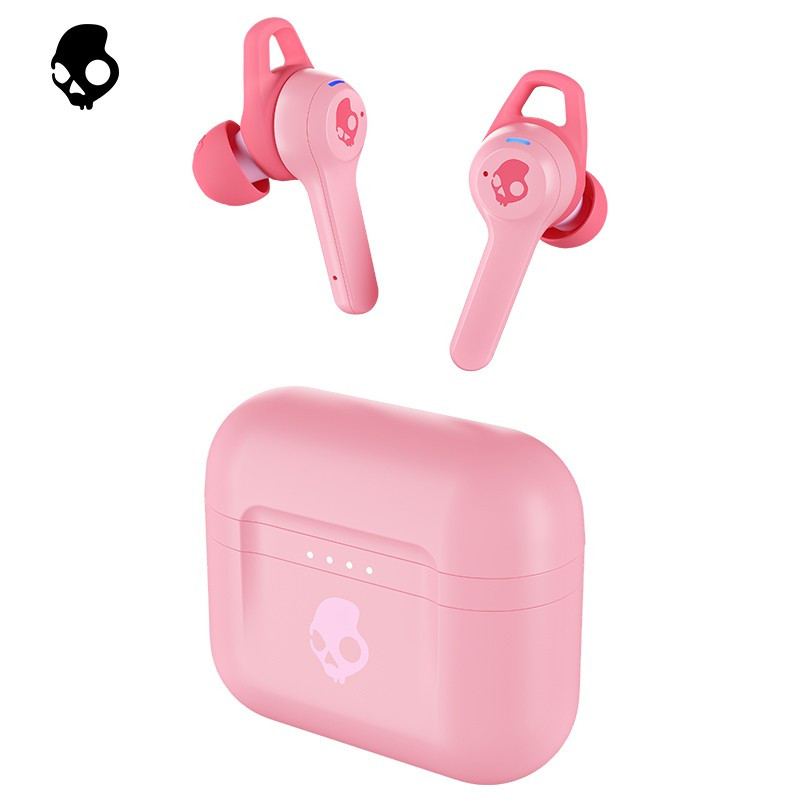 斯酷凯蒂(Skullcandy) INDY ANC 主动降噪真无线入耳式无线充电 智能主动降噪 运动耳机 限量粉
