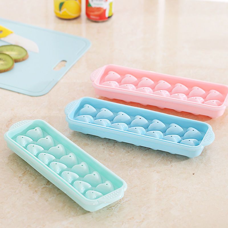 冰格制冰盒自制冻冰块模具家用速冻器辅食冰箱盒冰球带盖