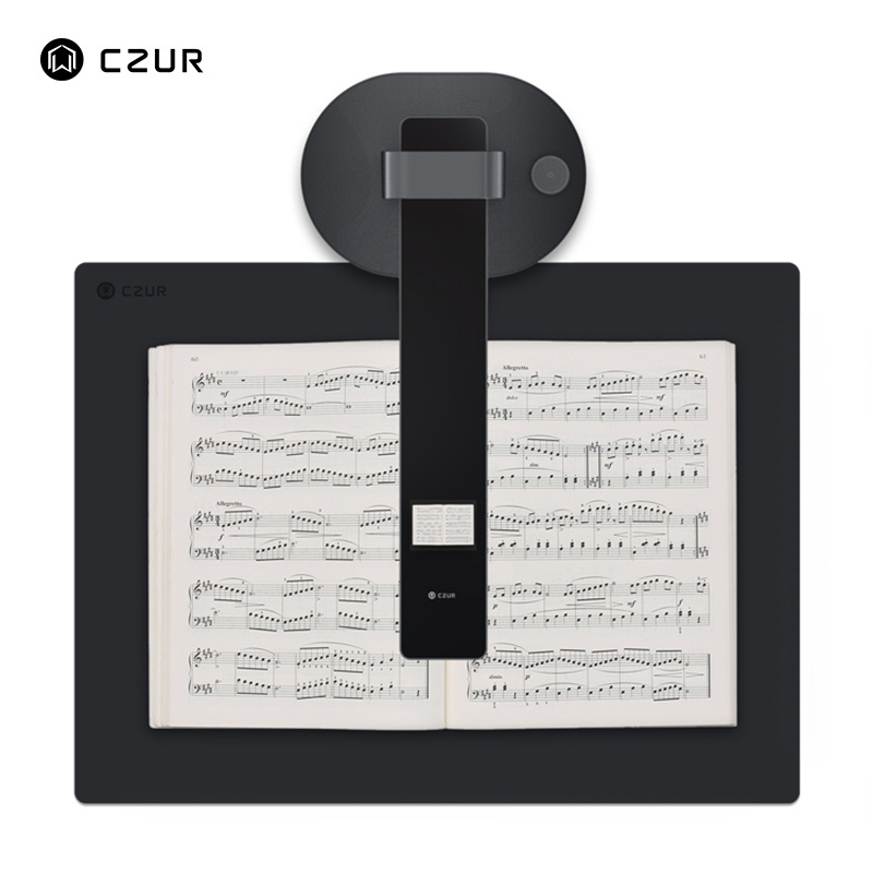 成者科技(CZUR)Aura智能扫描仪(桌面级)高清成册书籍高拍仪智能声控台灯高速AI文字识别自动检测扫描A3A4 黑色