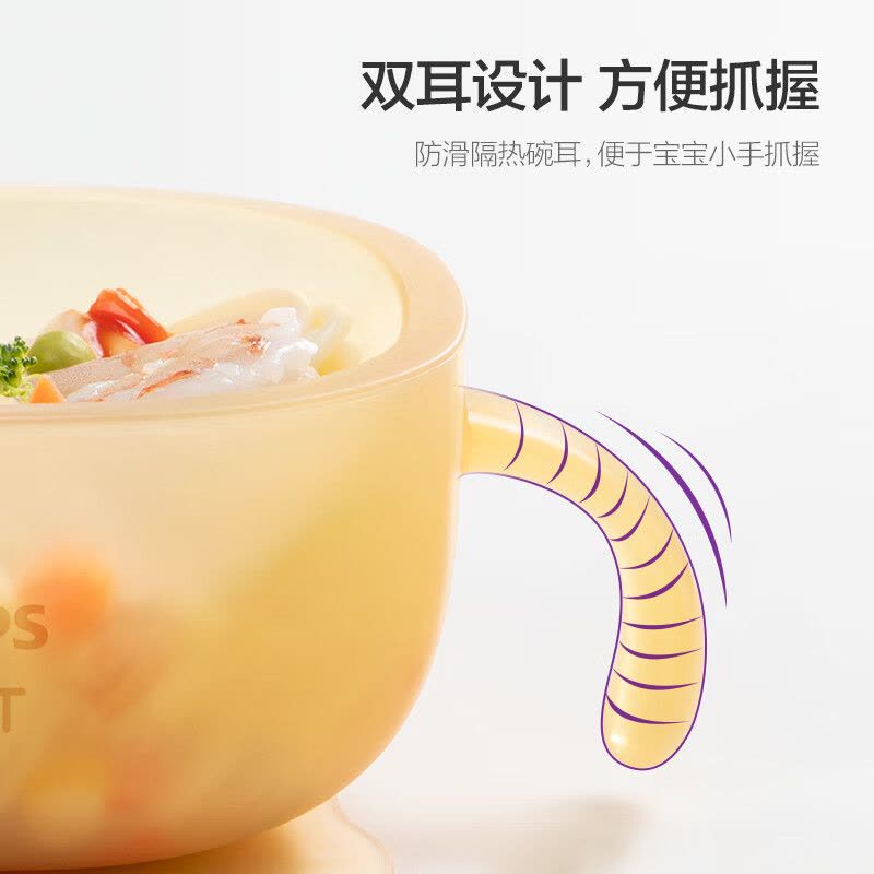 新安怡(AVENT)儿童餐具全硅胶超大辅食碗(基础版)6973786381028宝宝学吃饭训练辅食碗硅胶餐具图片