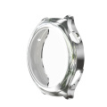 适用华为watch4pro保护壳watch5智能运动手表壳膜一体全包屏幕高清电镀软壳watchGT4保护套防摔刮3264 【银色】防摔耐磨★裸机手感 适用：华为watch5【46mm】