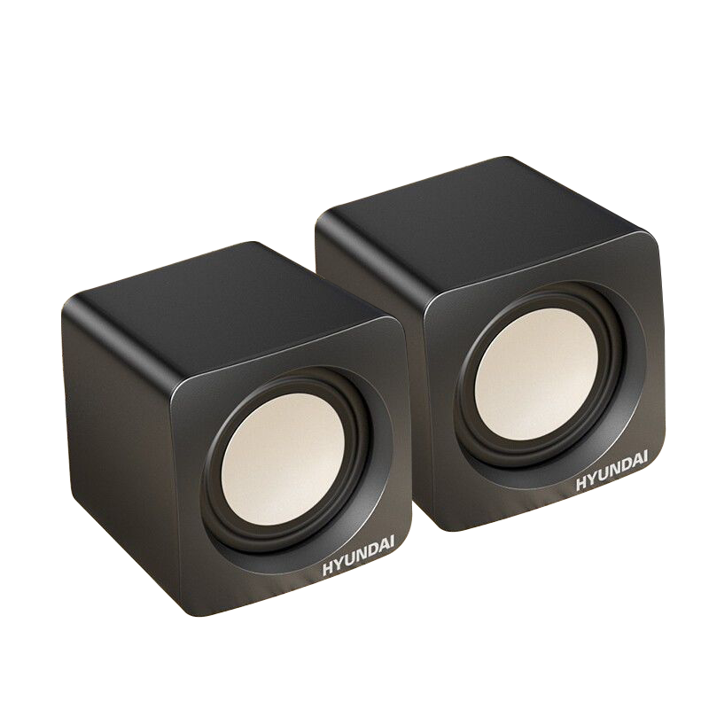 hyundai现代台式电脑音响笔记本家用小型桌面迷你多媒体usb有线重低音