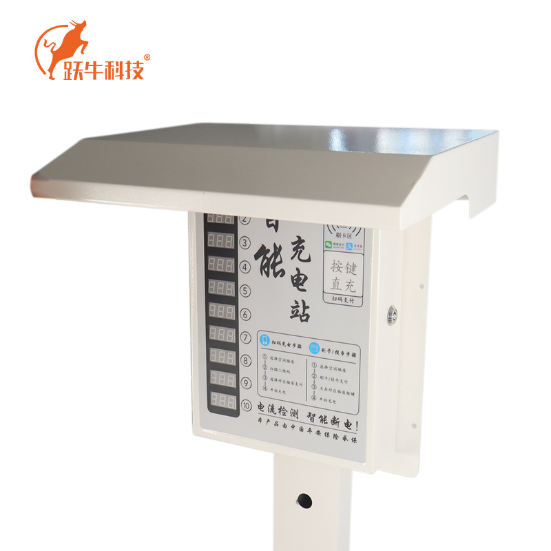跃牛科技 智能电瓶车自行车充电桩 Y-N024A直充10路(含安装) 套高清大图