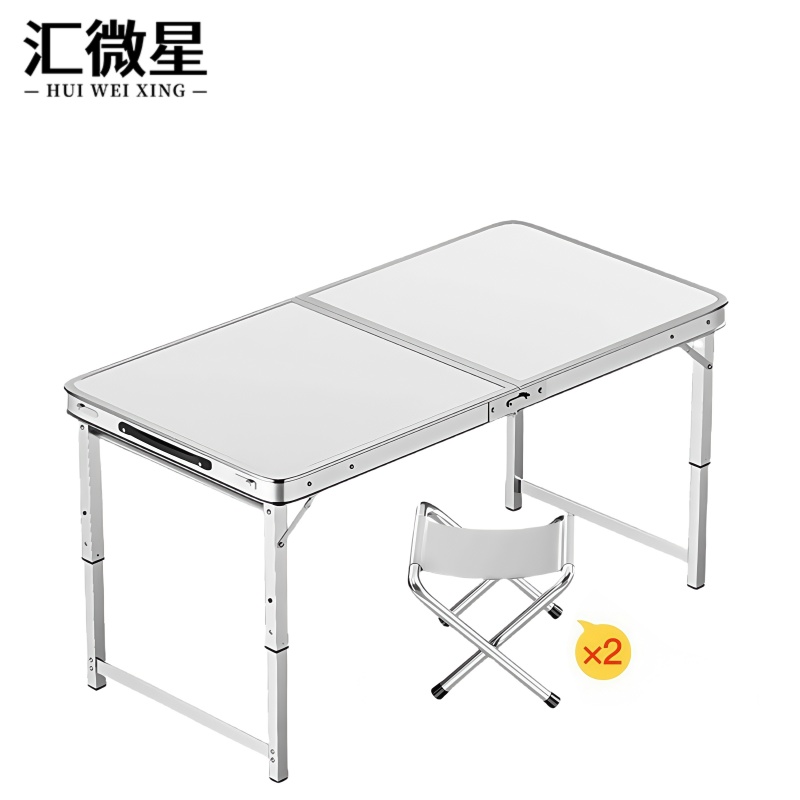 汇微星户外折叠桌 户外折叠桌凳1200*600*700mm套