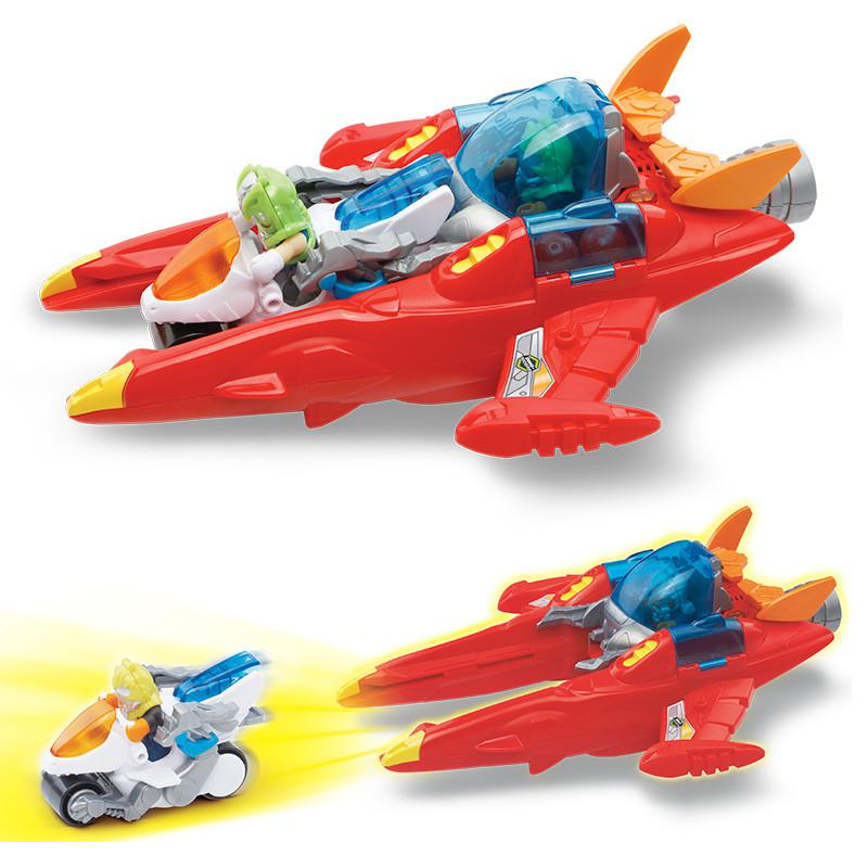 [苏宁自营]伟易达(Vtech) 玩具 变形恐龙- 战神系列·迅猛龙发射器变形机器人汽车百变金刚儿童男孩玩具