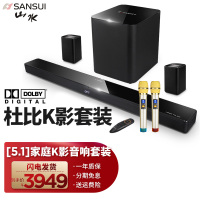 Sansui/山水 95E电视音响回音壁5.1全景声家庭影院音响套装电视音箱客厅环绕杜比影院壁挂音响双话筒