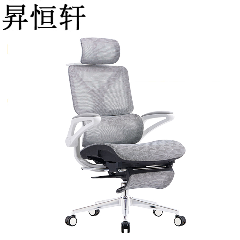 昇恒轩 办公椅 现代人体工学椅 白色 /把