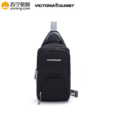 维多利亚旅行者 VICTORIATOURIST 胸包腰包单肩电脑数码包斜挎包休闲包9.7寸及以下 V5008黑色系