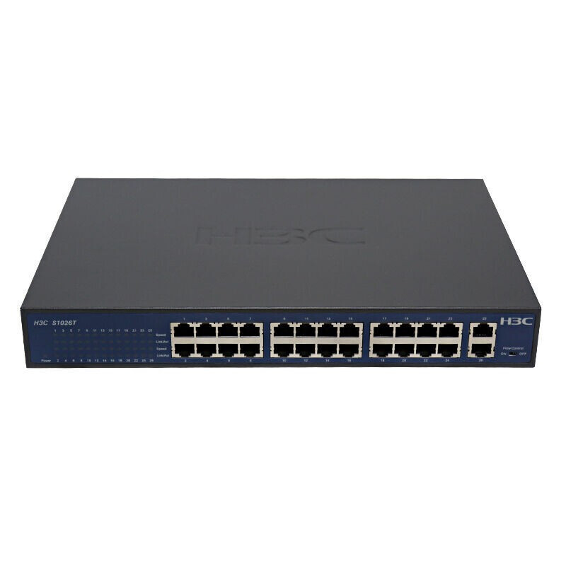 华三(H3C) S1026T-CN 24口百兆千兆上行企业级交换机