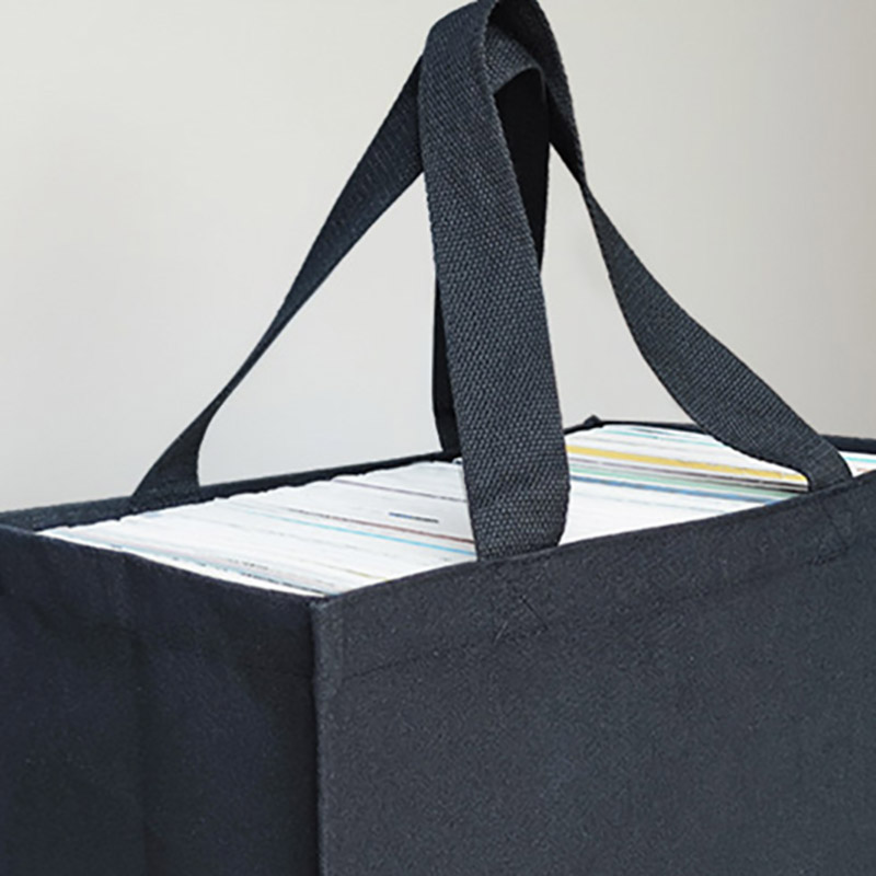 环保帆布购物袋加大号横版高清大图