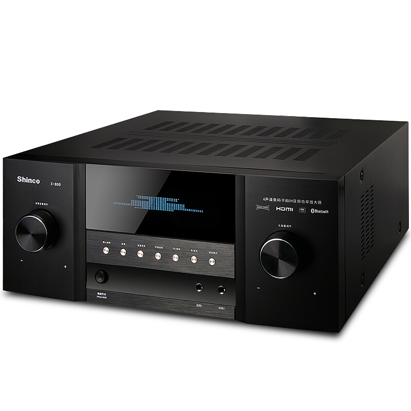 新科 (Shinco) X-800 家庭影院5.1功放机 蓝牙HDMI同轴光纤4K/3D解码功率放大器