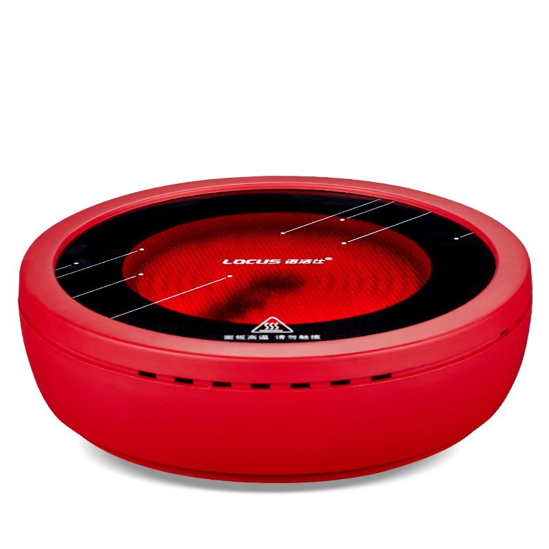 迷你电陶炉便携式煮茶玻璃烧水泡茶煮茶器微型小电磁炉家用褐色