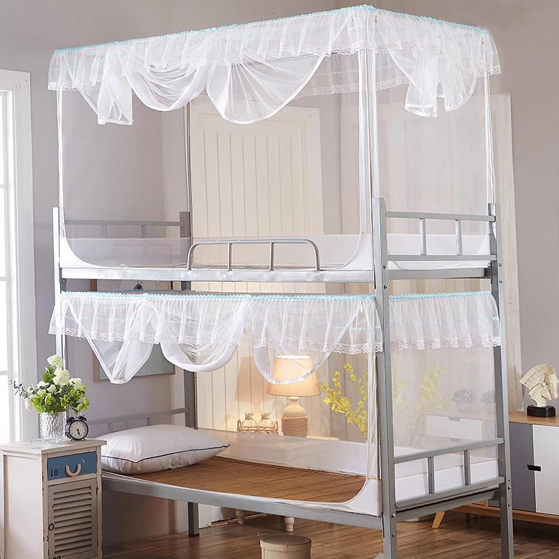 1.2米上下床支架简约方形蚊帐120*190*90cm高清大图