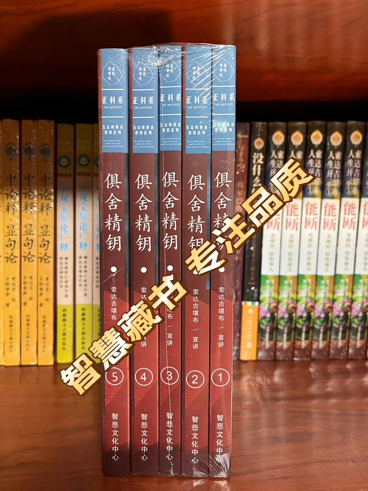 俱舍精钥12345 16开大本彩图清晰版130课齐索达吉堪布 五明佛学院高清大图