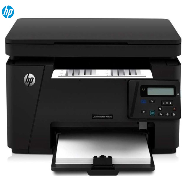 惠普(HP)LaserJet Pro M126nw 黑白A4激光一体机(打印 复印 扫描 )