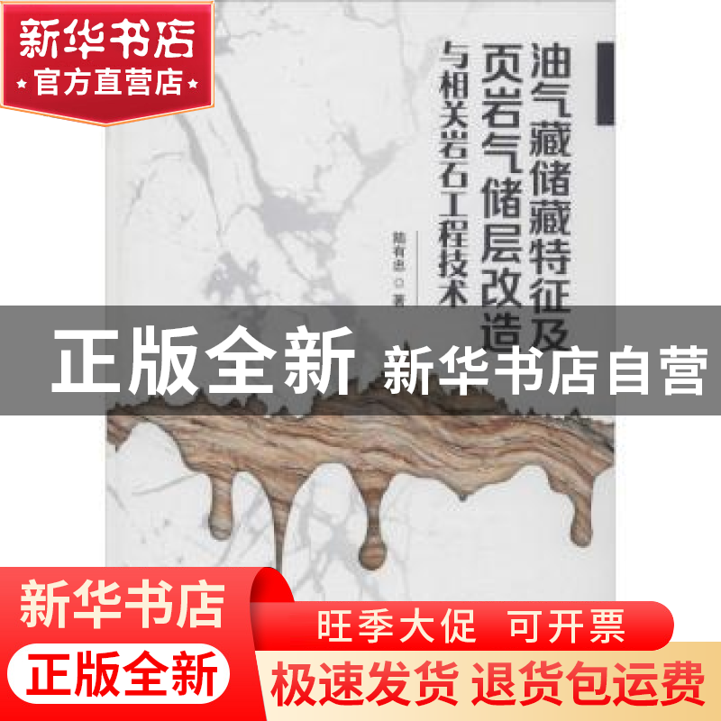 正版 油气藏储藏特征及页岩气储层改造与相关岩石工程技术 陆有忠高清大图