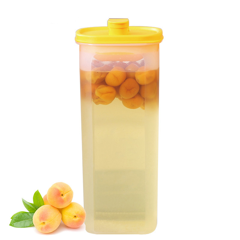 特百惠(Tupperware)纤巧壶2L 塑料冷水壶带滤格大容量 豆浆壶自制酵素瓶果醋壶塑料水壶家用果汁