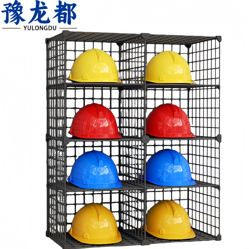 豫龙都 安全帽放置架 八位 个高清大图