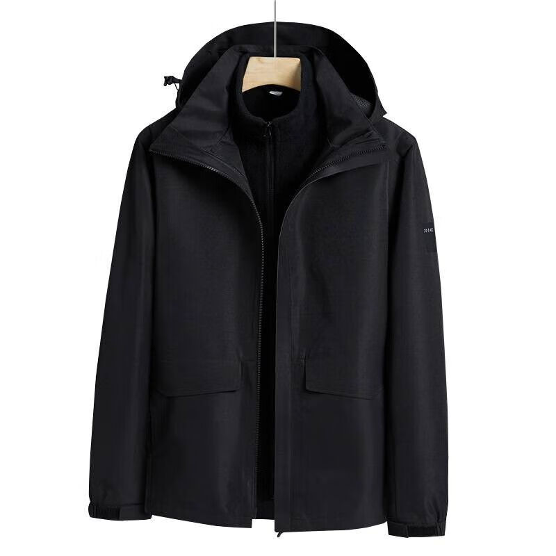 统狮冲锋风衣037-5 件 4XL 黑色