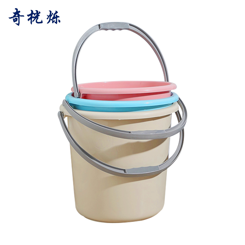 奇桄烁水桶+水瓢蓝色中号组高清大图