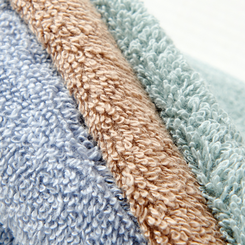 洁玉(Jeyu) 甄柔抗菌毛巾单条装礼盒 J2702-A 青灰色高清大图