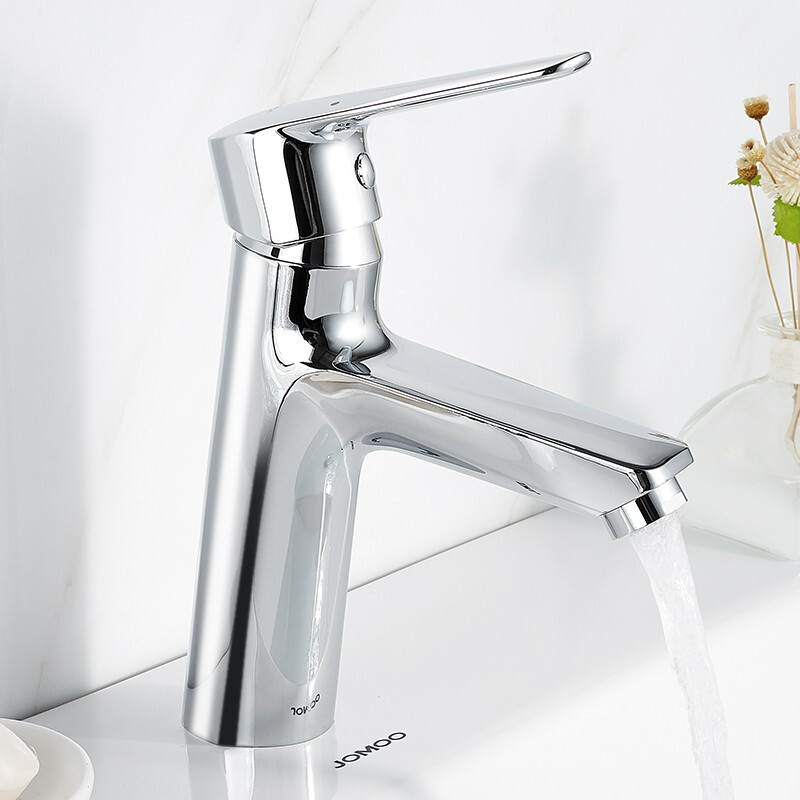 九牧(jomoo)卫生间洗手盆洗脸盆台盆冷热单孔水龙头32341-126/1b-z