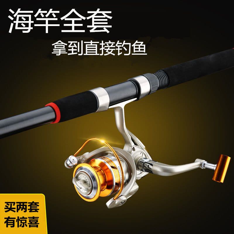 【优先发货】海杆全套超硬海竿甩杆海钓竿远投抛竿特价鱼竿渔具套装清仓钓鱼竿图片
