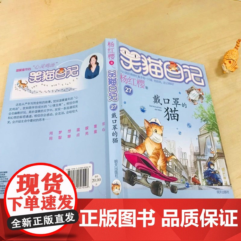戴口罩的猫 明天出版社 杨红樱 著高清大图