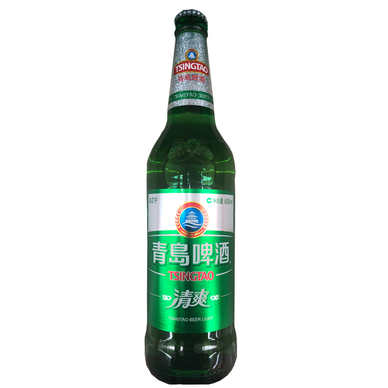 青岛啤酒清爽8度600瓶