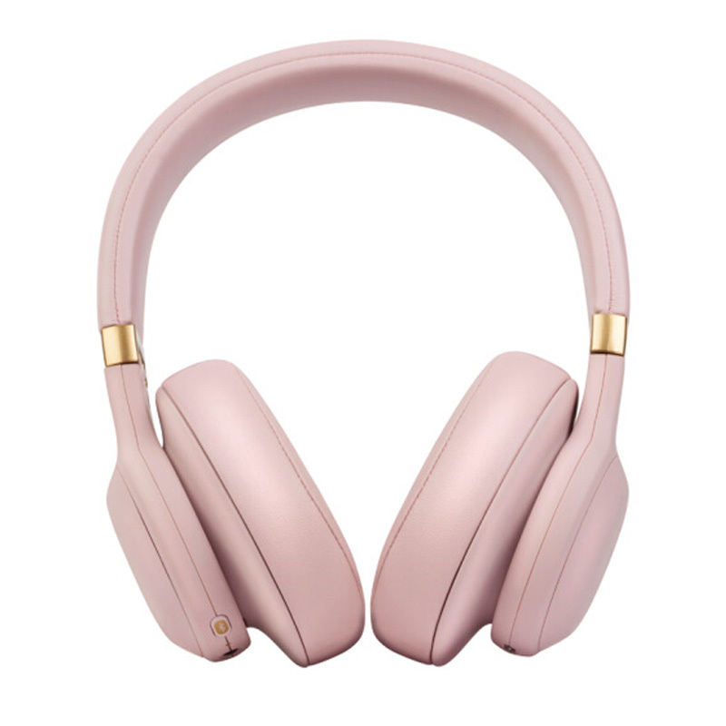 JBL E55BT Quincy版 头戴式耳机 无线蓝牙耳机 手机耳机/耳麦 带线控 玫瑰红