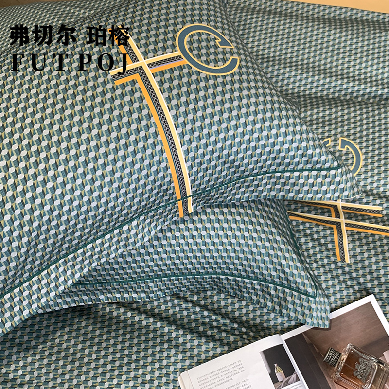 弗切尔珀榕60贡缎磨毛四件套高清大图