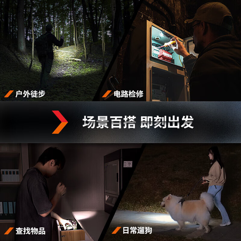 Fenix LD12R 双光源多功能工作灯磁吸侧灯600流明高清大图