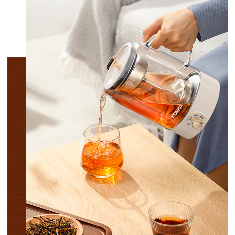 康佳KONKA容量养生壶 自动保温0.8L煮茶器 KCT-ZD10高清大图