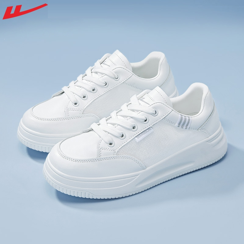 回力warrior女鞋小白鞋女夏季网面透气运动板鞋子女