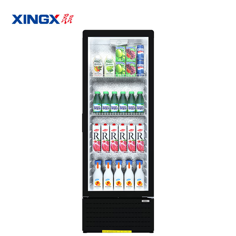 星星(XINGX)LSC-230YPE 230升 立式冰柜 保鲜柜 饮料柜 商用冷藏展示柜 饮料超市商店便利店