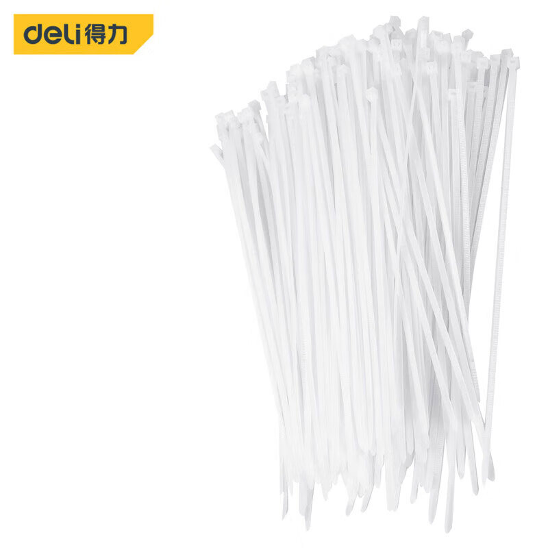 得力(deli)DL9446扎带4*250mm(白)(200根/包)10包起订