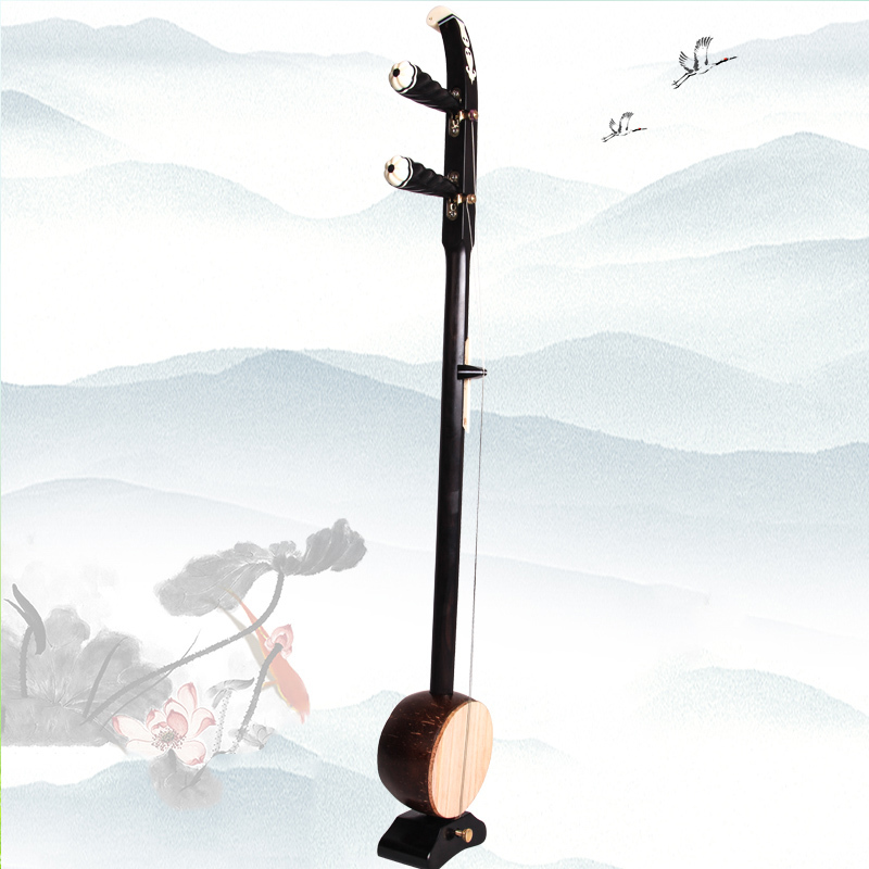 梵巢 板胡 黑檀木 秦腔 歌剧 中音 卷头 初学演奏 乐器 BH-04 老椰壳 梧桐木面板