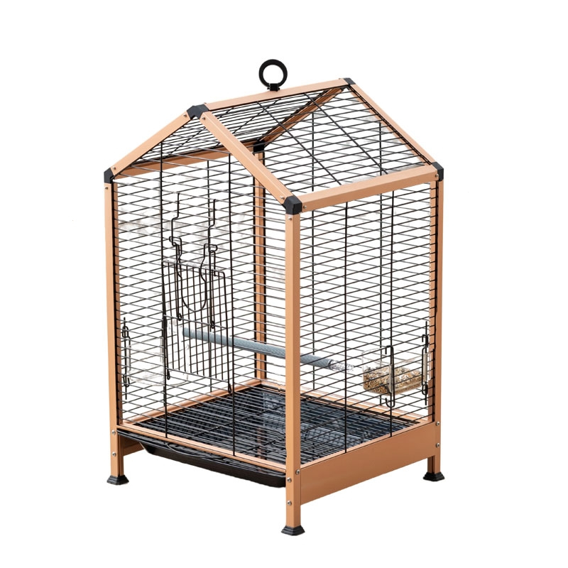 鸟笼鹦鹉笼子玄风牡丹虎皮鸟笼子家用八哥鸟笼别墅鹦鹉笼鸟笼米妮大号