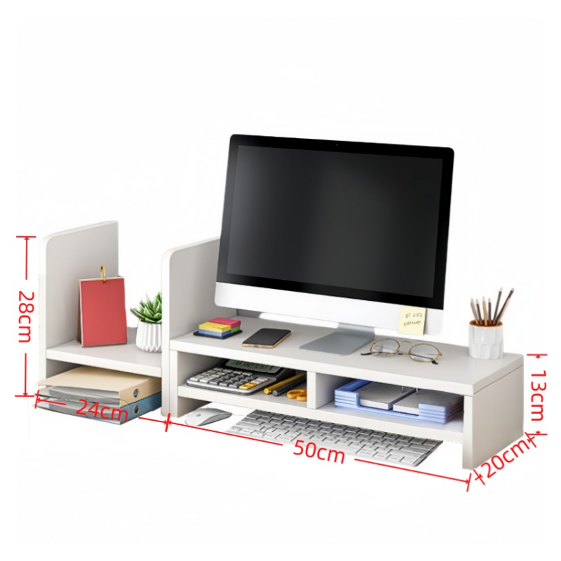 悦兴诚电脑增高架50*20*13cm+H型柜个高清大图