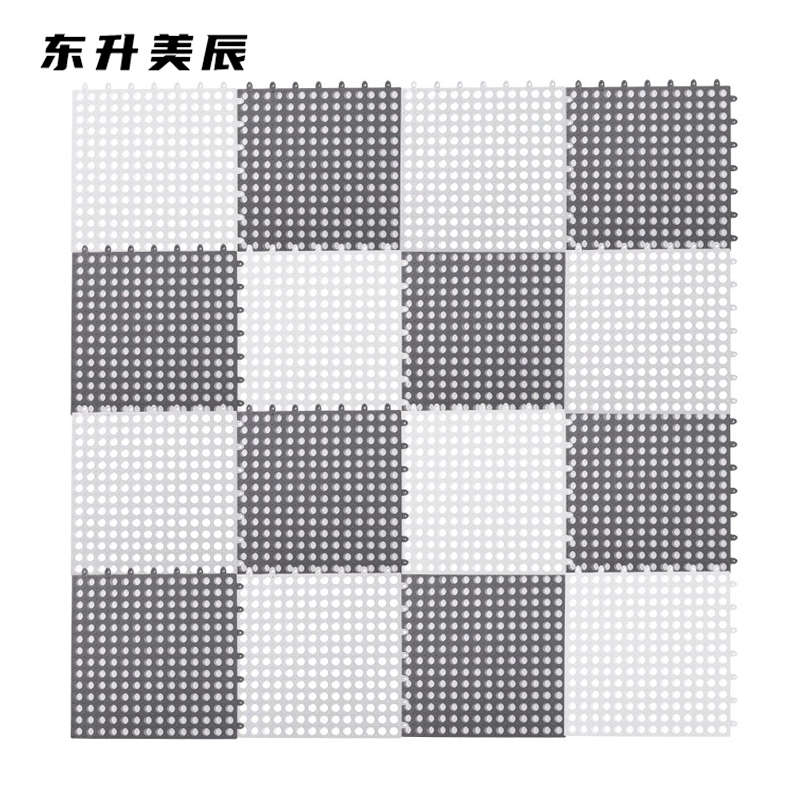 东升美辰 浴室防滑垫灰色30*30*1cm(50片/箱) DS-029 箱高清大图
